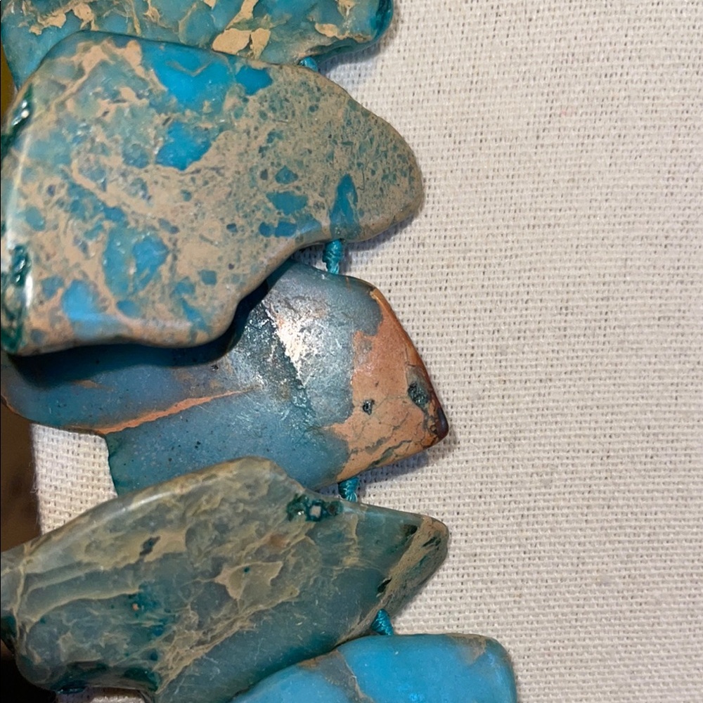 Sea Sefiment Jasper Necklace LUCAS LAMETH - Picture 6 of 16